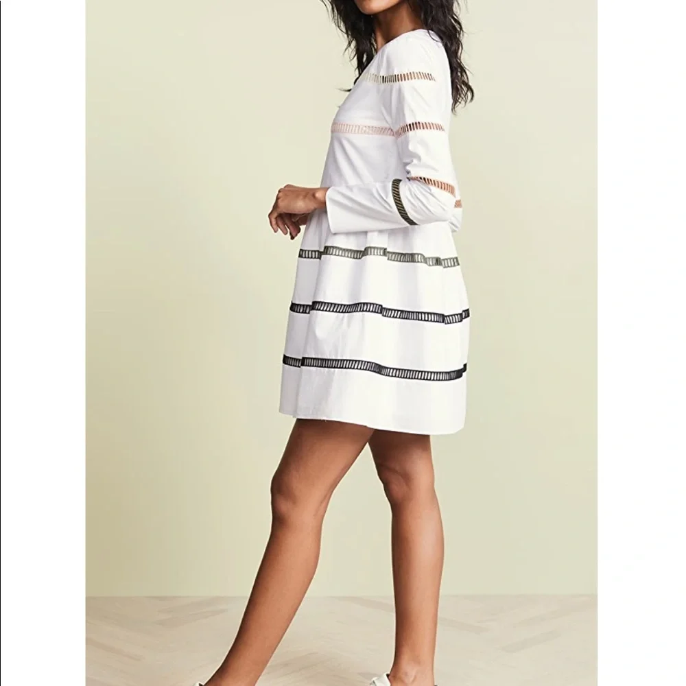 NWOT shopbop ENGLISH FACTORYA-Line Striped Dress - Picture 4 of 5